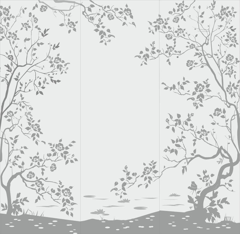 821x800 Floral Sand Blasting Vector Art Free Vector Cdr Download Free