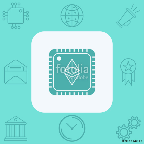 500x500 Ethereum Vector Icon Sign Symbol Stock Image And Royalty Free
