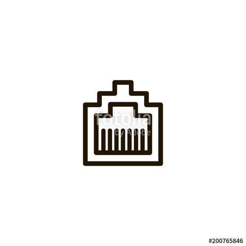 Rj 45 обозначение на схеме