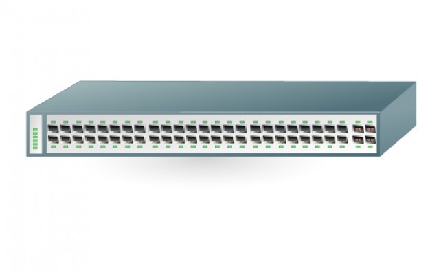 626x396 Ethernet Gigabit Switch Vector Free Download
