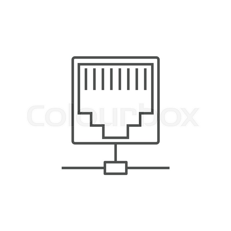 Ethernet Vector At Vectorified Com Collection Of Ethernet Vector Free For Personal Use