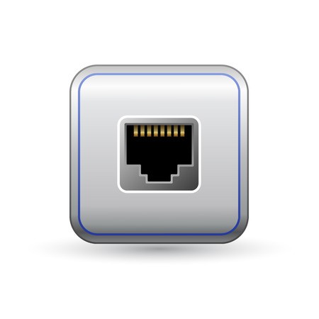 450x450 Ethernet Socket Icon Network Ethernet Port Symbol Of Network