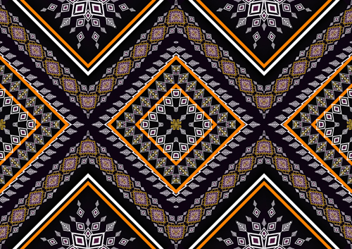 500x353 Seamless Ethnic Pattern Design Vector Free Download