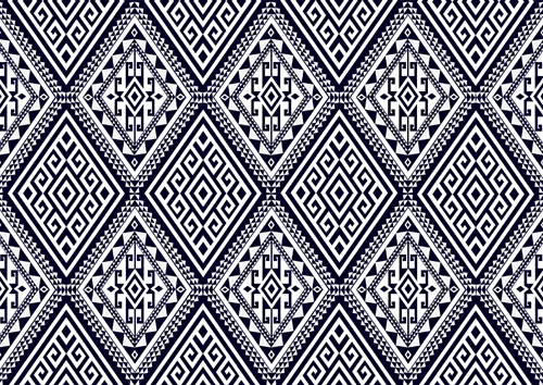500x354 Seamless Ethnic Pattern Design Vector Free Download