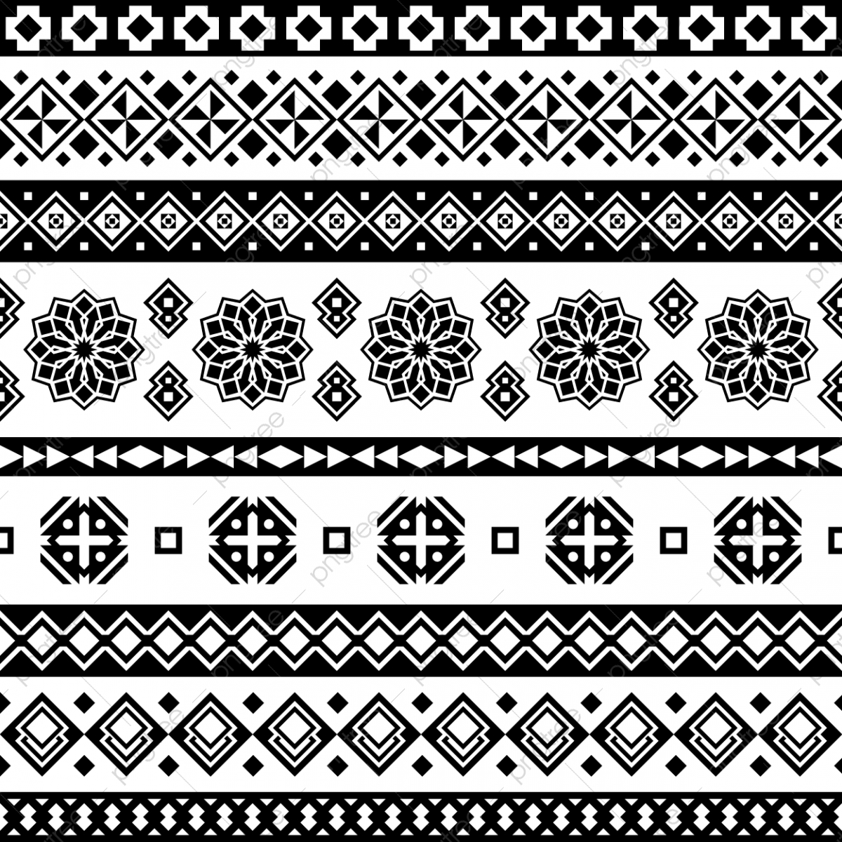 1200x1200 Ikat Geometric Ornament Illustration Design Aztec Tribal Seamless