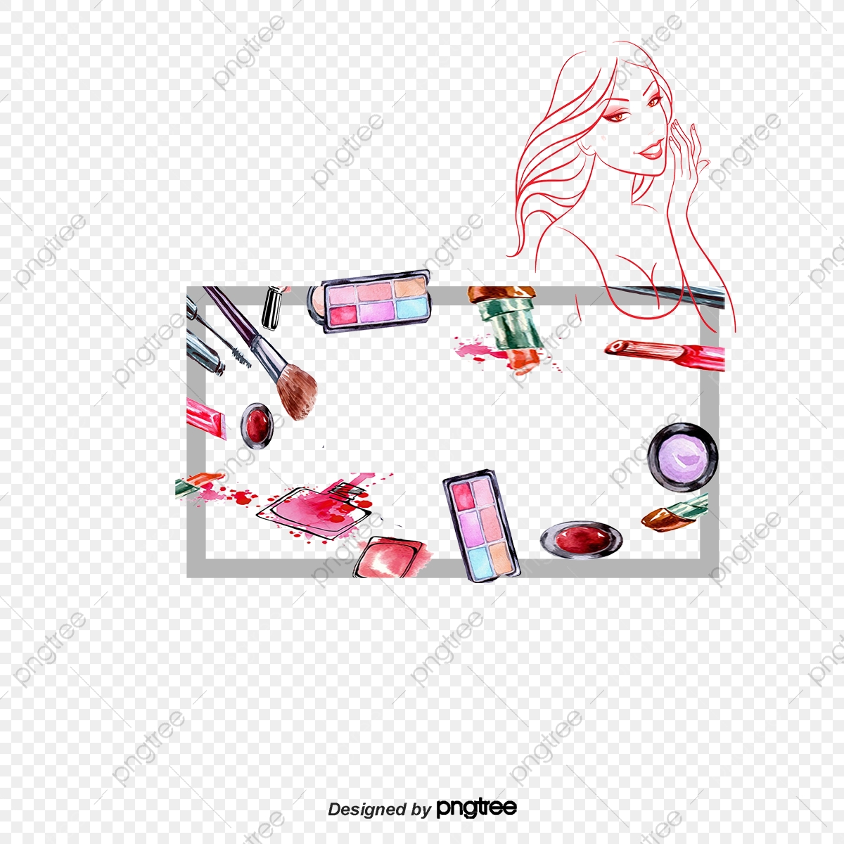 1200x1200 Vector De Maquillaje Etiqueta, Vector, Maquillaje, Etiqueta Png Y