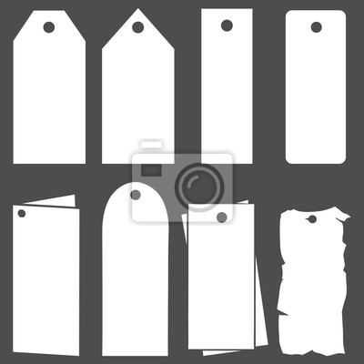 400x400 Vector Conjunto De Siluetas Etiqueta En Blanco Pinturas Para La