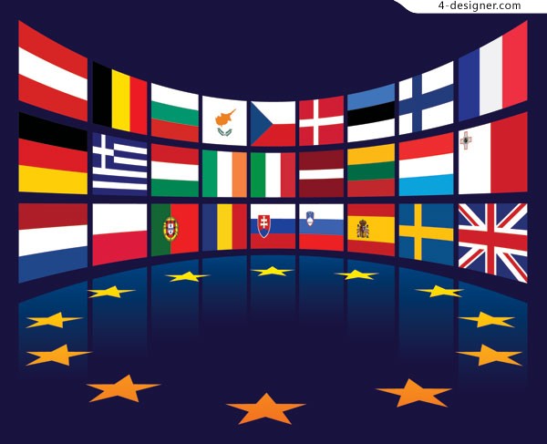 Eu Flag Vector