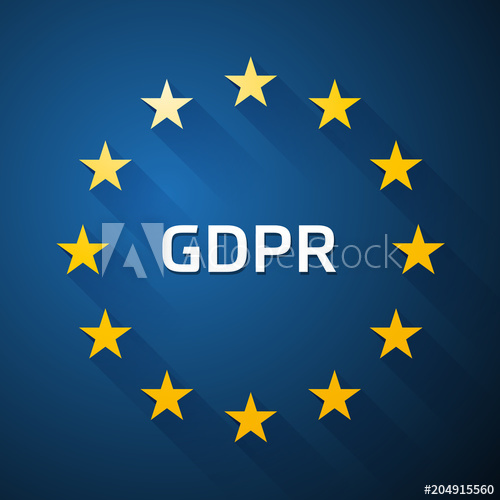 500x500 Gdpr, General Data Protection Regulation, Eu Flag Vector