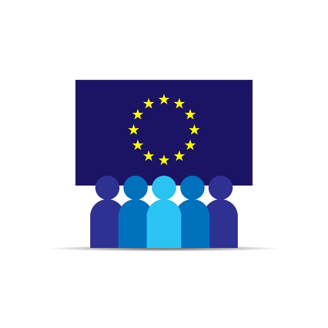 Gdpr General Data Protection Regulation Eu Map And Flag People 640x640 Gdpr General Data Protection Regulation Eu Map And Flag People