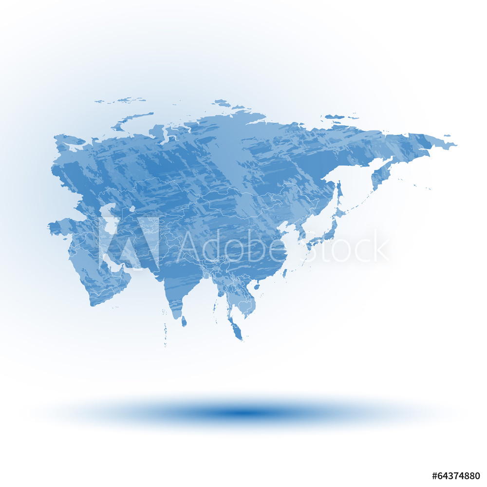 1000x1000 Photo Art Print Eurasia Map Background Vector Europosters