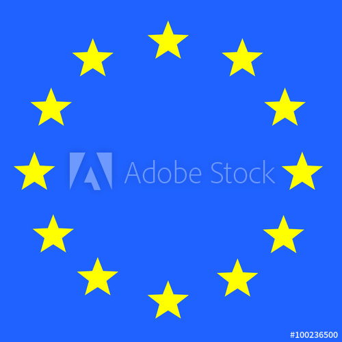 500x500 Eu Flag Vector In Colorful