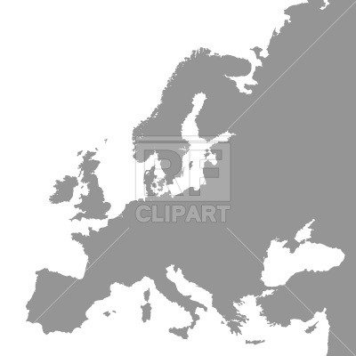 400x400 Europe Map Silhouette Free Vector Image Vector Artwork Of Signs