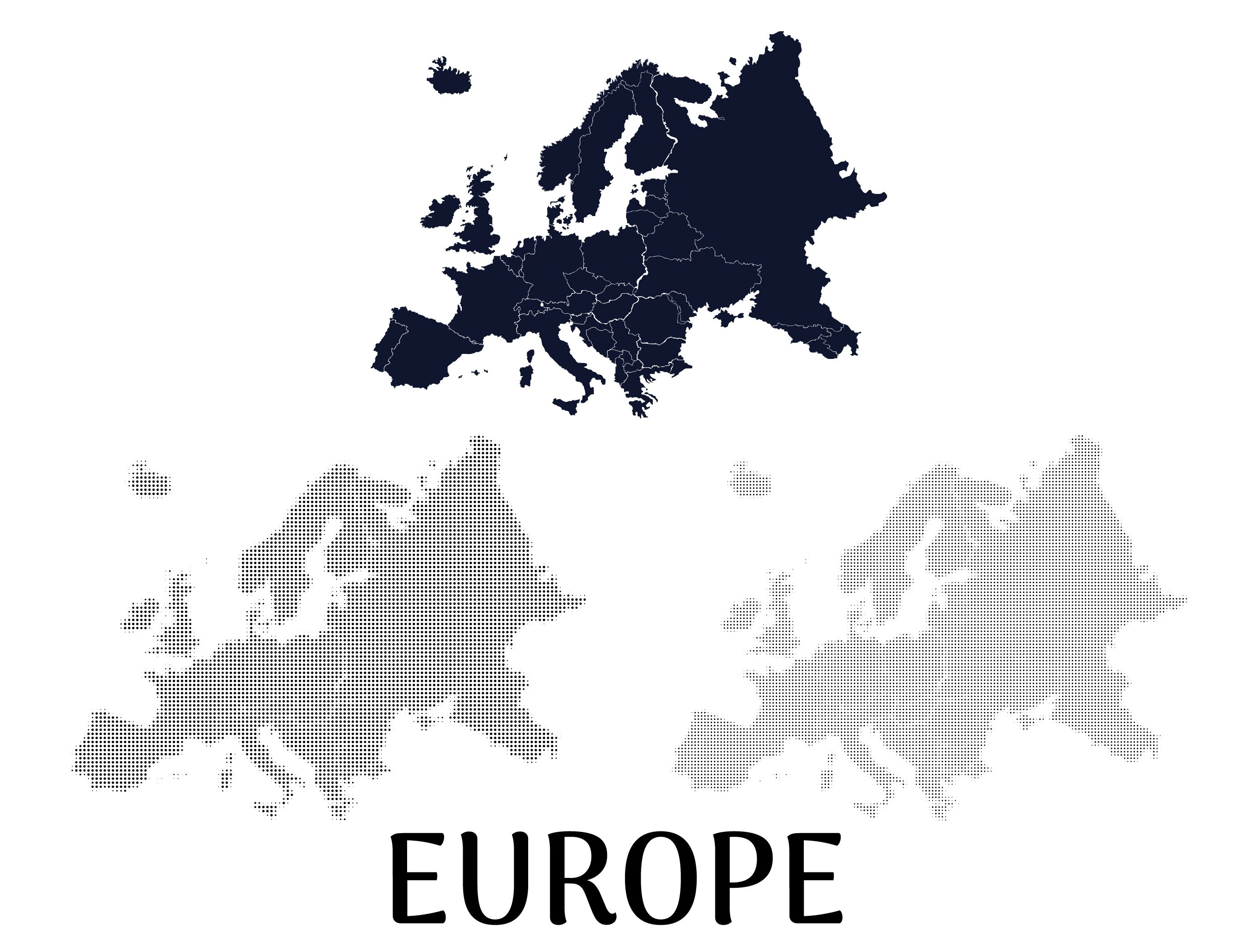 Europe Map Vector at Vectorified.com | Collection of Europe Map Vector ...