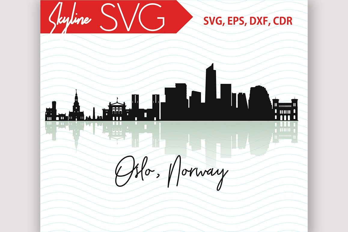 1158x772 Oslo Skyline, Norway City Country In Europe Vector