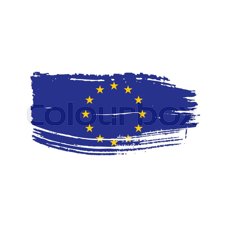 800x800 European Union Flag, Vector Stock Vector Colourbox