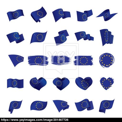 512x512 European Union Flag, Vector Illustration Vector