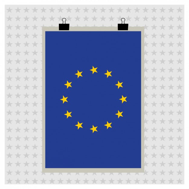 626x626 European Union Flag Vector Free Download