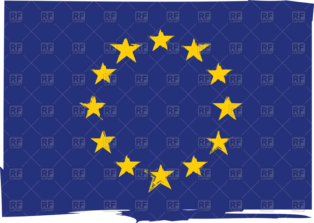 1200x850 Grunge European Union Flag Vector Image Of Flags Ribbons