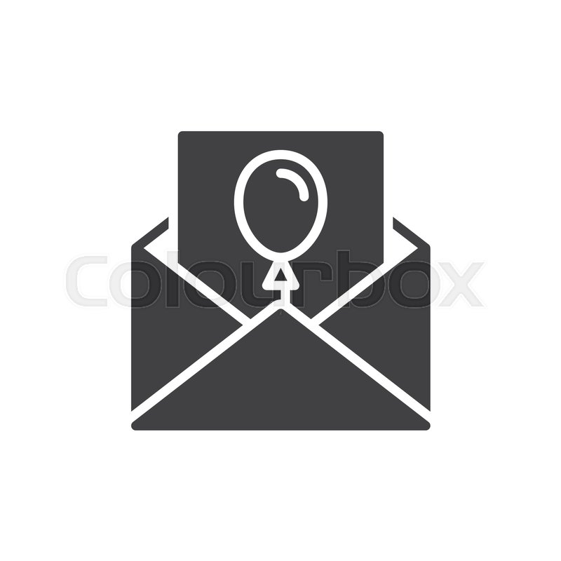 Invitation Letter For Event Icon Stock Vector Colourbox 800x800 Invitation Letter For Event Icon Stock Vector Colourbox
