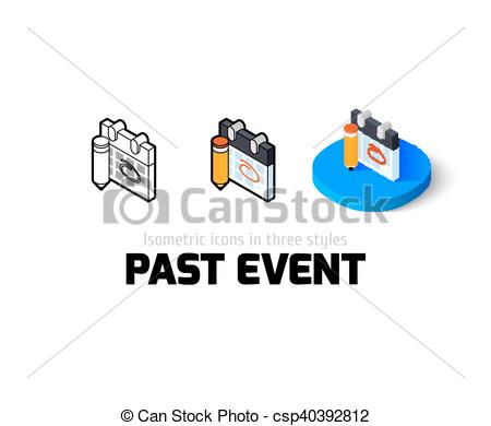 Past Event Icon In Different Style Past Event Icon, Vector Symbol 450x390 Past Event Icon In Different Style Past Event Icon, Vector Symbol
