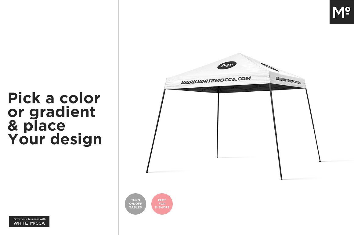 1160x772 Event Tent Canopy Mock Up Free Demo