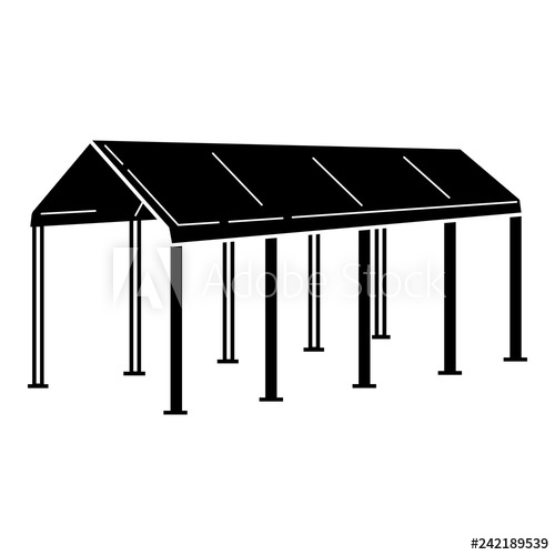 500x500 Event Tent Icon Simple Illustration Of Event Tent Vector Icon