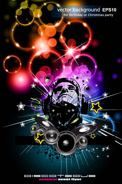 Set Of Musical Event Flyer Backgrounds Vector Free Download 500x752 Set Of Musical Event Flyer Backgrounds Vector Free Download