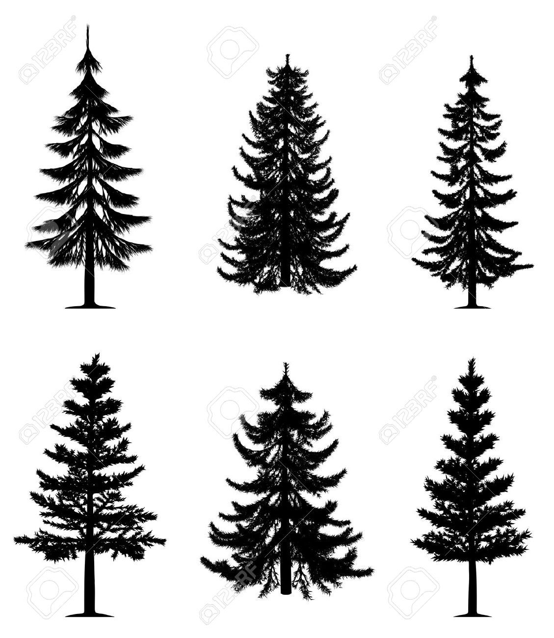 1129x1300 Stock Vector I N K Forest Tattoos, Pine Tree Tattoo, Pine Tattoo