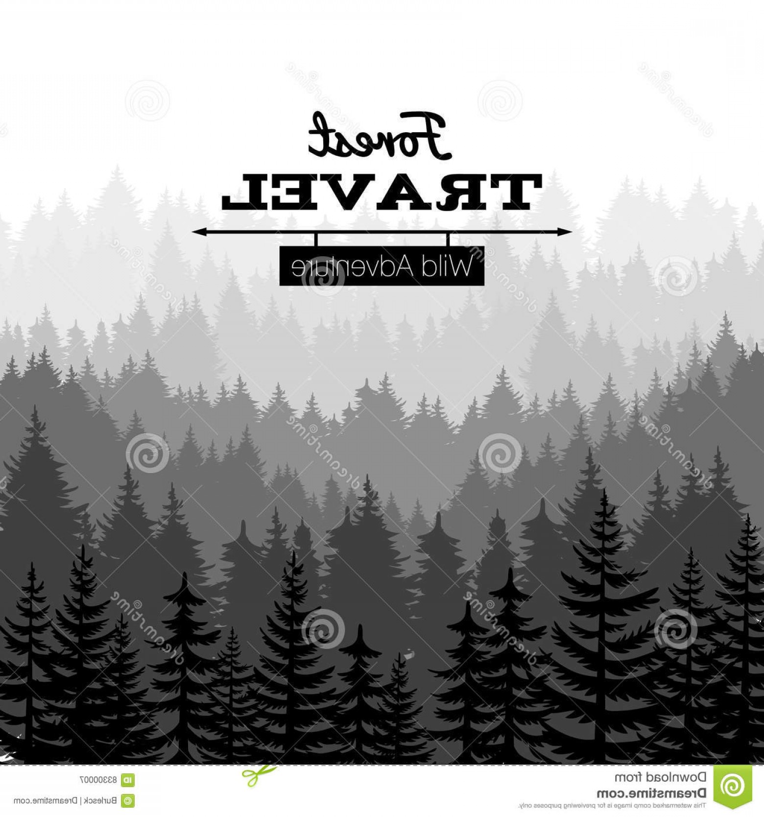 1560x1668 Stock Illustration Lumber Sketch Nature Poster Mountains Vector
