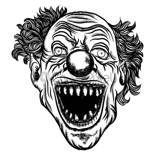 Evil Clown Vector at Vectorified.com | Collection of Evil Clown Vector ...