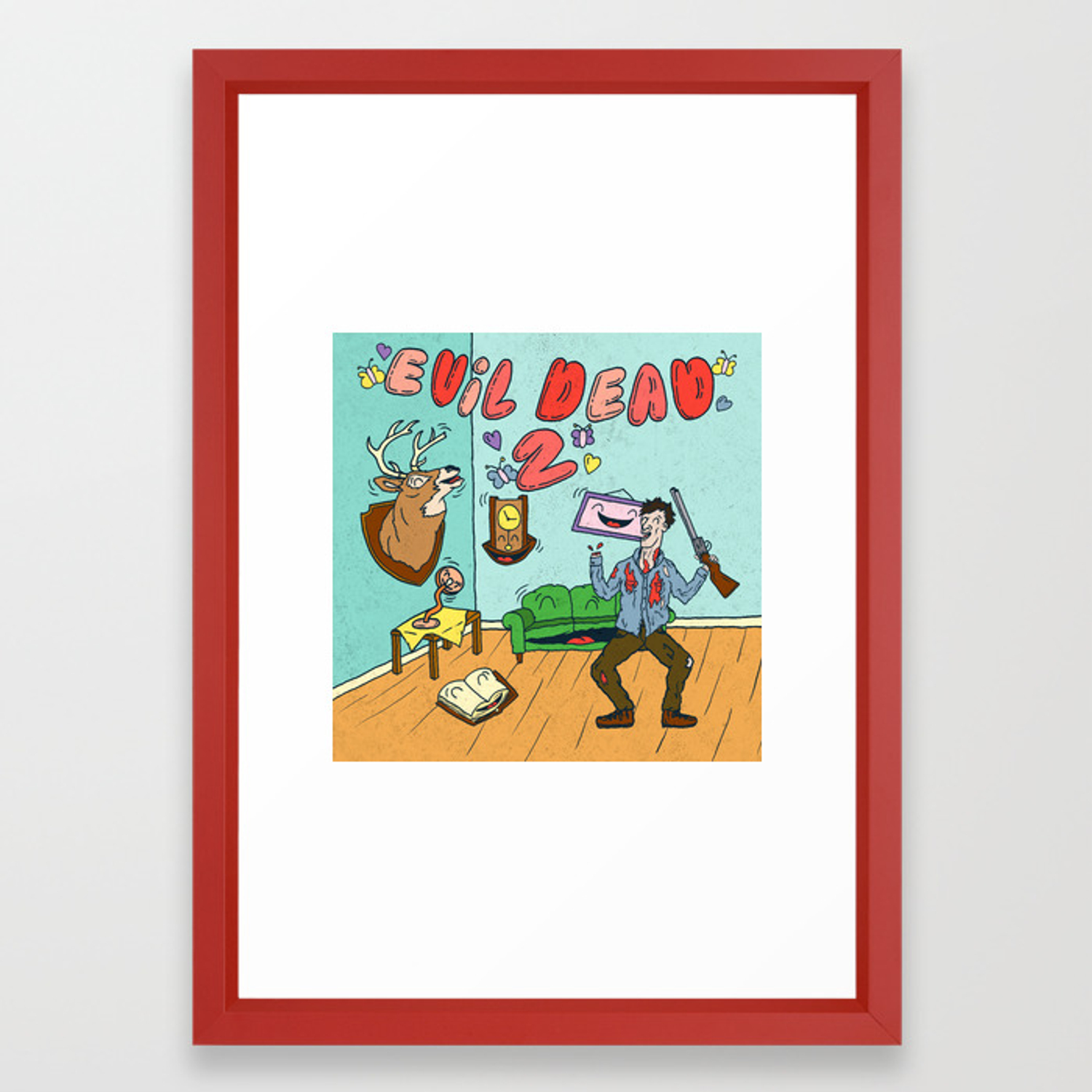 Evil Dead Framed Art Print 1500x1500 Evil Dead Framed Art Print
