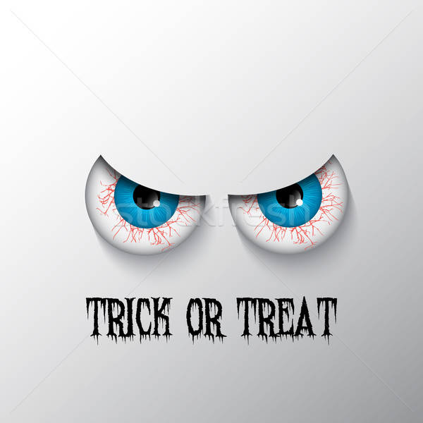 600x600 Halloween Background With Evil Eyes Vector Illustration Kirsty