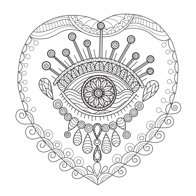 626x626 Hand Drawn Teddy Turkish Evil Eye Vector Premium Download