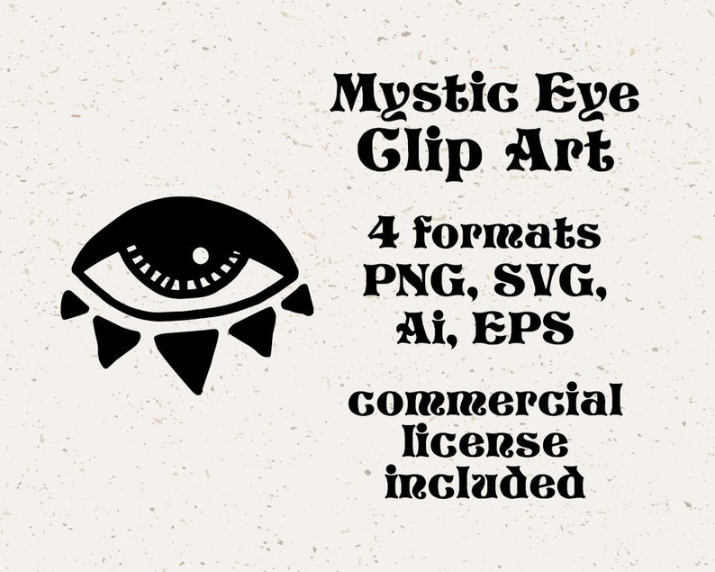 794x635 Third Eye Clip Art Mystic Eye Vector Bohemian Evil Eye Etsy