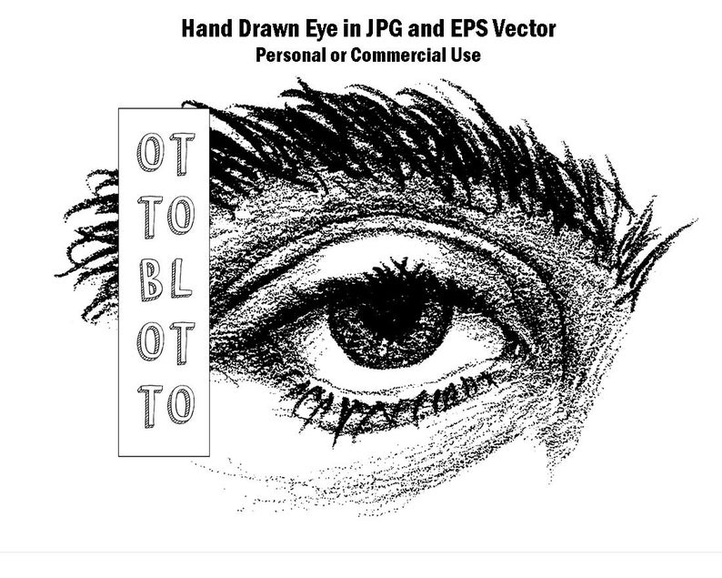 794x635 Evil Eye Drawing Printable Hand Drawn Eye Vector Art Digital Etsy