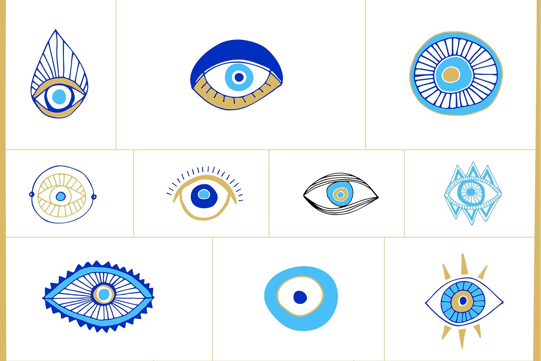 1820x1214 Evil Eye Illustrations Patterns