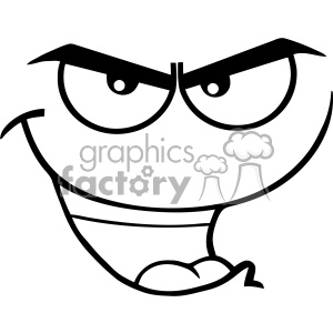 Evil Face Vector