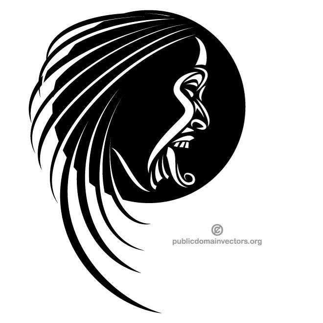 660x660 Evil Face Vector Clip Art