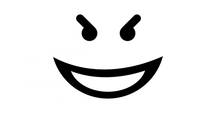 700x368 Evil Face Png Vector, Clipart