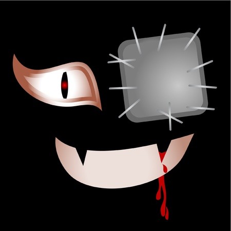 450x450 Evil Face Royalty Free Vector Graphics