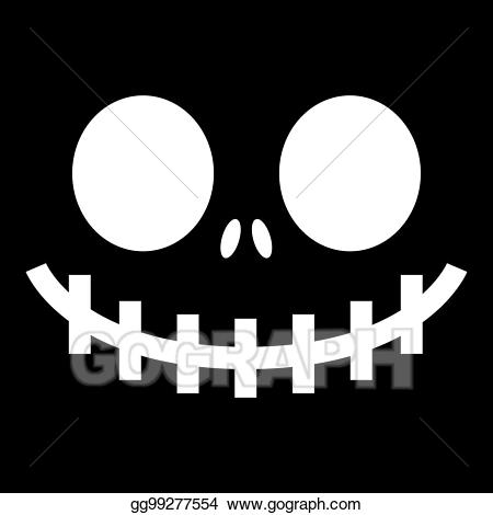 450x470 Halloween Evil Smile Clipart