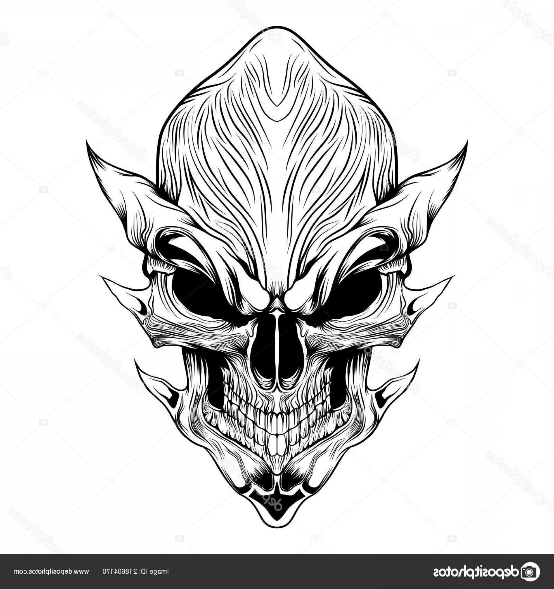 1920x2040 Evil Demon Skulls Vector Savoyuptown