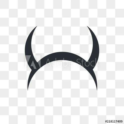 500x500 Evil Vector Icon Isolated On Transparent Background, Evil Logo