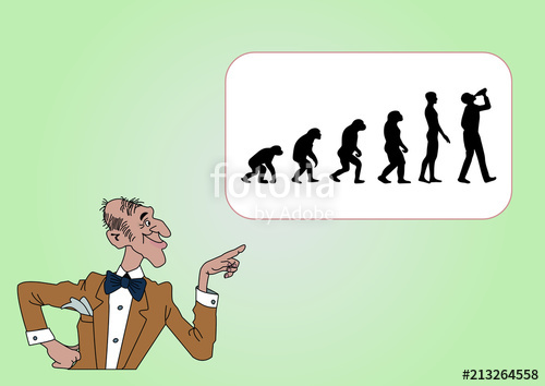 500x354 Problem Of Alcoholism Medicine Vector Evolution Man Silhouette