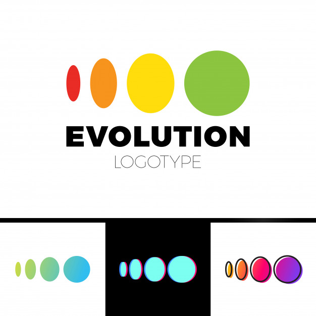 Four Symbol From Elipse To Circle Logo Evolution Vector Premium 626x626 Four Symbol From Elipse To Circle Logo Evolution Vector Premium