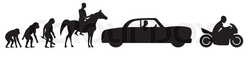 Transportation Evolution Vector Stock Vector Colourbox 800x200 Transportation Evolution Vector Stock Vector Colourbox