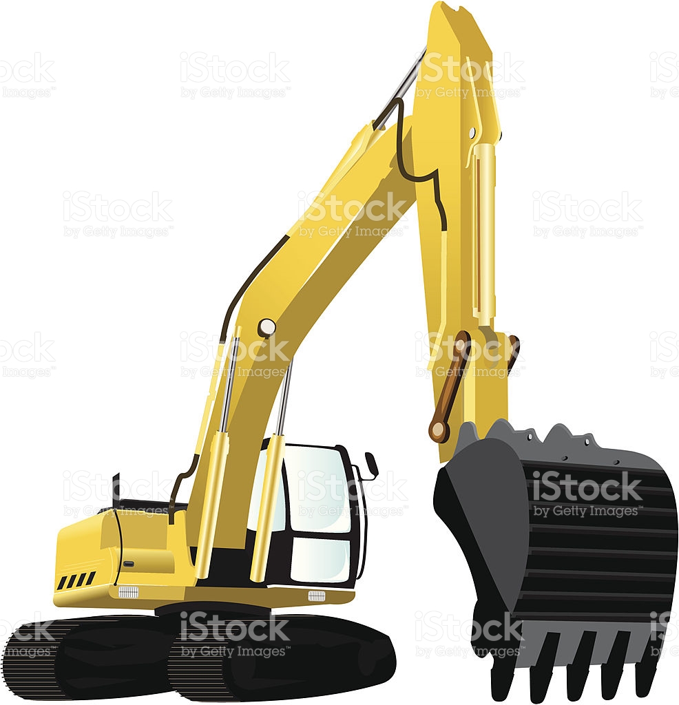 Excavator Vector