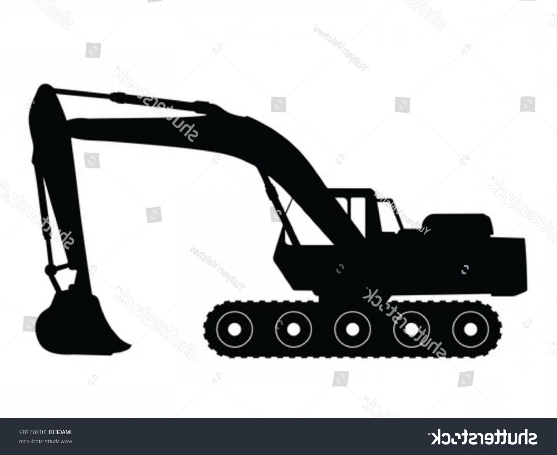 1800x1470 Silhouette Big Excavator Vector Illustration Soidergi