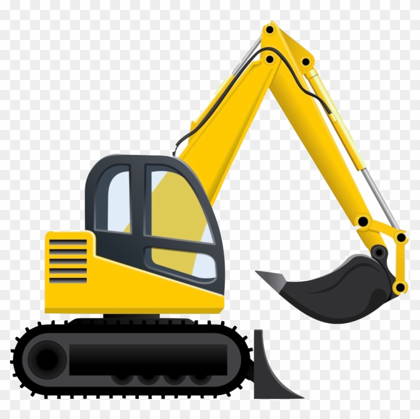 840x838 Clipart Freeuse Stock Bulldozer Clipart Yellow
